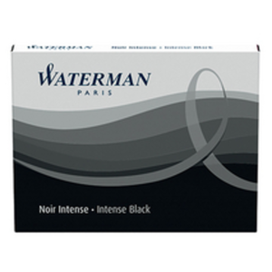 Comparateur de prix : WATERMAN boîte de 8 cartouches longues, encre Noir intense pour stylo plume
