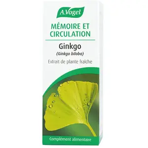 Comparateur de prix : A.Vogel Ginkgo Mémoire et Circulation 50ml