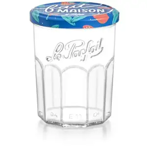 LE PARFAIT 1978009 Lot de 6 confituriers en verre - 385g - Transparent pas cher