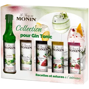 Monin Coffret de Sirop pour Gin Tonic 5x5 cl pas cher
