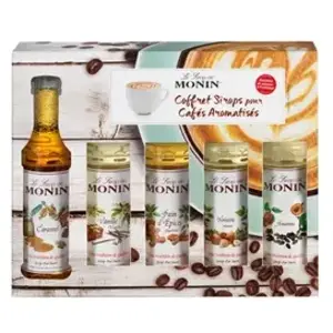 Coffret de Sirops pour Café Monin 156649 5x5 cl pas cher