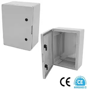 Coffret électrique étanche IP65 - 500 x 400 x 175 mm livré avec plaque...