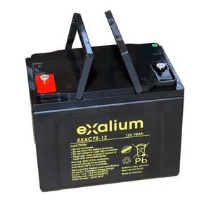 Comparateur de prix : Batterie plomb Exalium 12V 75Ah EXAC75-12