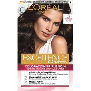 Comparateur de prix : Excellence Crème Brunes / Noires -  Chatain Foncé - L'Oréal Paris
