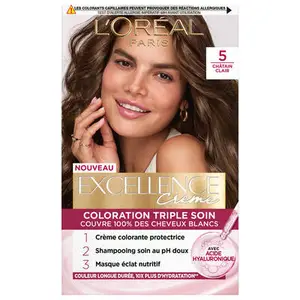 Coloration permanente Excellence L'OREAL PARIS - Châtain Clair 5Vendu parnocibe