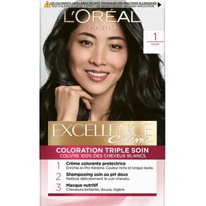 Comparateur de prix : Excellence Crème Brunes / Noires -  Noir - L'Oréal Paris