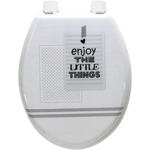 Arvix - Abattant de toilette en Bois compressé mdf Siege wc Standard c... pas cher