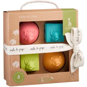 Comparateur de prix : Vulli Lot de 2 balles et 2 cubes So'Pure
