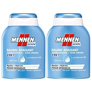 Soin baume apaisant 2-en-1 MENNEN - Après-Rasage et Soin Visage Homme ... pas cher