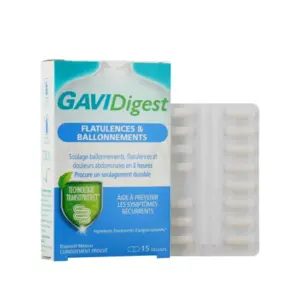 Comparateur de prix : Reckitt GAVIDigest Flatulences et Ballonnements Comprimés x 15