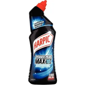 Nettoyant wc gel powerplus marine 750ml Harpic pas cher