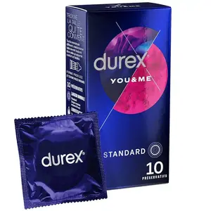 Comparateur de prix : Durex Préservatifs You & Me - 10 Préservatifs Retardants et Stimulants