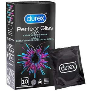 Durex perfect gliss extra lubrification 10 préservatifs pas cher