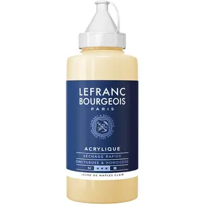 Comparateur de prix : Lefranc Bourgeois Acrylique Fine Bouteille 750ml Jaune De Naples Clair