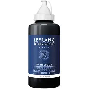 Peinture Acrylique en bidon noir d'ivoire 750ml - Lefranc & Bourgeois