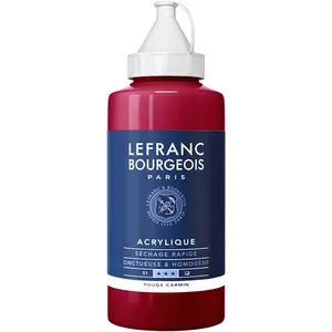 Comparateur de prix : Peinture Acrylique en bidon rouge carmin 750ml - Lefranc & Bourgeois