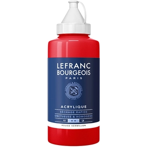 Comparateur de prix : Lefranc Bourgeois Acrylique Fine Bouteille 750ml Rouge Vermillon