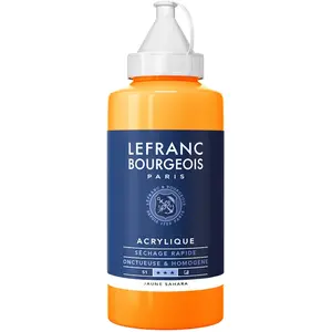 Comparateur de prix : Peinture Acrylique en bidon jaune sahara 750ml - Lefranc & Bourgeois