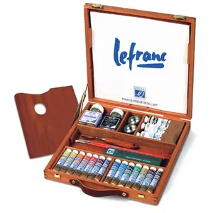 Lefranc-bourgeois Coffret huile extra-fine -17 tubes pas cher