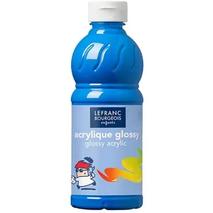 Lefranc & Bourgeois - Peinture - peinture acrylique - cyan bleu primaire - brillant - 500 mlVendu paramazon