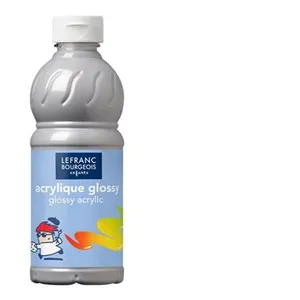 Comparateur de prix : Lefranc & Bourgeois - Peinture - peinture acrylique - argent - brillant - 500 ml