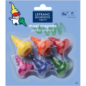Comparateur de prix : L&b education LEFRANC & BOURGEOIS Baby crayons, étui de 6, ergonomiques