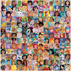 Puzzle 1000 pièces Alize Carre Hachette Who's who Disney pas cher