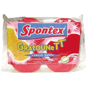 Spontex - Eponge végétale gratounette x2 3088 pas cher