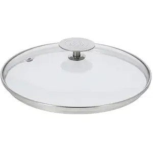 De Buyer - Couvercle en verre avec pontet en inox - Diamètre 18 cm - pas cher
