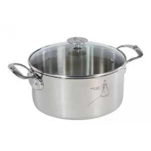 Comparateur de prix : DE BUYER Faitout Milady avec couvercle - Diametre : 24 cm