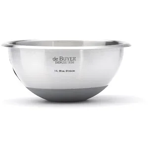 De Buyer De Buyer - Bassine Inox Fond Silicone D16 Cm - Multicolore pas cher
