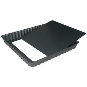 De buyer 4709.18 moule à tarte carré fond démontable 18 cm pas cher