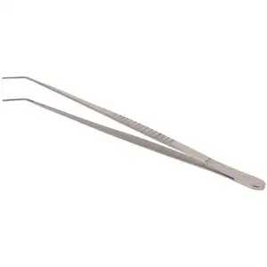 De Buyer - Pince embout coudé en inox de présentation - 35 cm - pas cher