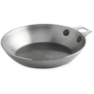De Buyer - Poêle amovible en tôle d'acier MINERAL B - Diamètre 20 cm -, Gris pas cher