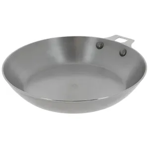 Comparateur de prix : De Buyer - Poêle amovible en tôle d'acier MINERAL B - Diamètre 28 cm -, Gris