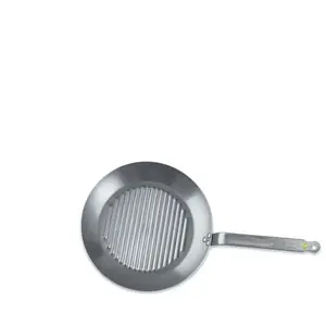 De Buyer - Poêle à griller Mineral b Element 32 cm Poêle en fer striée pas cher