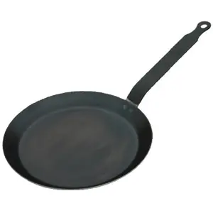 Comparateur de prix : De Buyer - Poêle à Crêpes Professionnelle en Acier Bleui 200 mm - De Buyer