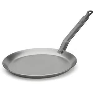 De Buyer - Poêle à crêpes en acier CARBONE PLUS - Diamètre 22 cm -, Gris pas cher