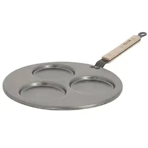 Poêle 3 blinis acier Minéral B Bois 27 cm De Buyer pas cher