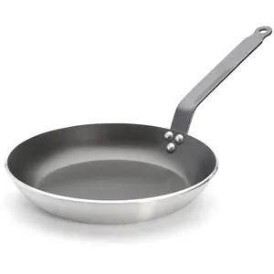 Comparateur de prix : Poêle choc 5 mm resto induction 24 cm - De Buyer - Argent - Aluminium