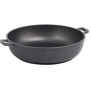 Comparateur de prix : De Buyer - Sautoir antiadhésif à 2 anses CHOC EXTREME - Diamètre 28 cm -, Noir