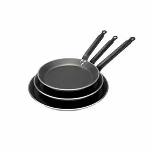 Comparateur de prix : De Buyer - Poêle à crêpes antiadhésive CHOC en aluminium - Diamètre 22 cm -, Noir