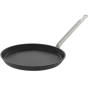 DeBuyer CREPIERE CHOC INTENSE QUEUE INOX - INDUCTION -30CM pas cher