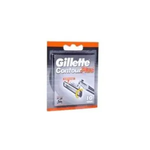 Recharges de lames de rasoir Gillette Contour Plus - Paquet de 10 pas cher