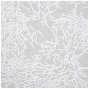 GENERIQUE Tissu toile imprimé coraux vendu au mètre(...) - Ecru (2006)