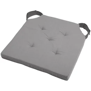 Comparateur de prix : Lovely Casa Coussin de chaise attaches velcro Gris 38 x 38 cm