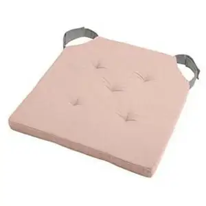 Lovely Casa Homemaison - stof duo Galette carrée velcro38x38cmmoutardetau - stof pas cher