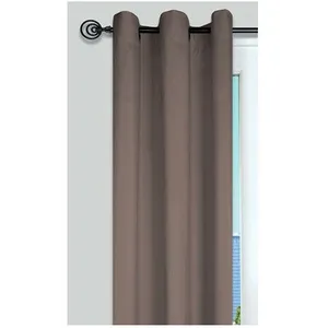 Lovely Casa Homemaison - stof nelson Rideau isolant 135x240cm anthracite - stof pas cher