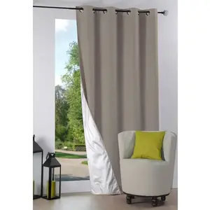 Stof Homemaison - Rideau isolant 135x240cm lin - nelson pas cher