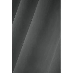 Lovely Casa Rideau occultant à œ illets uni polyester NOTTE - Anthracite - 135x180cm pas cher